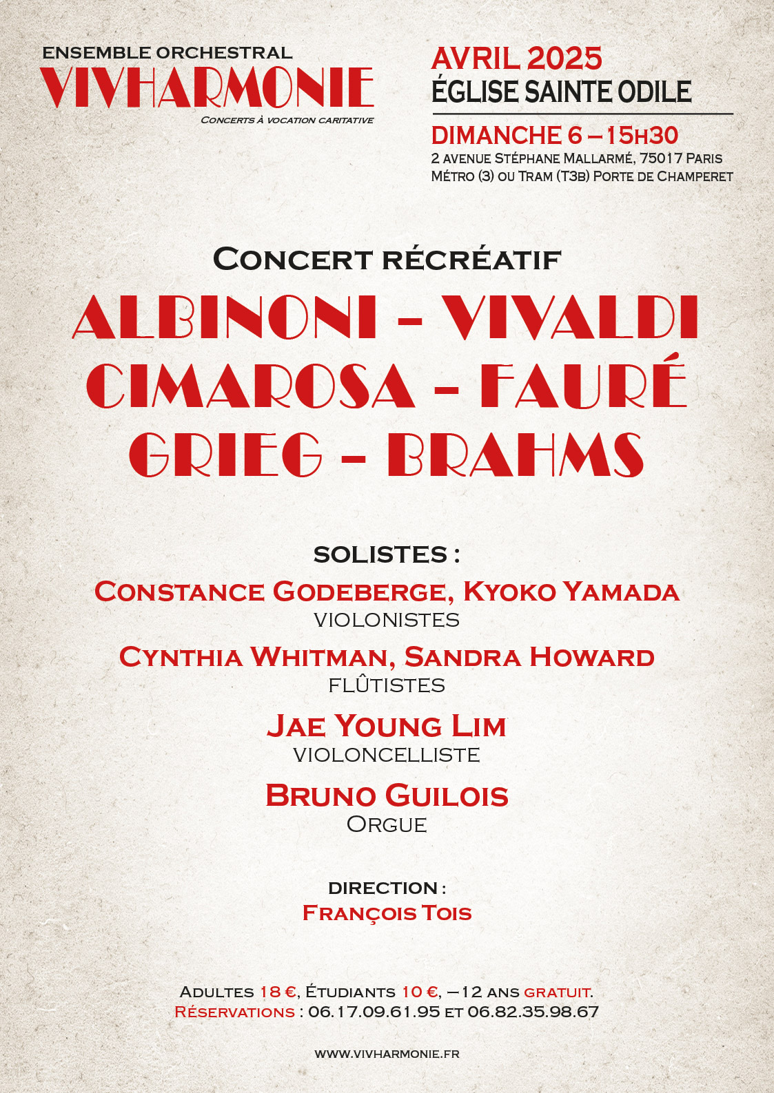 concert 6 avril 2025